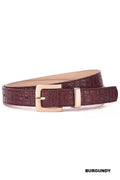 1216 Crocodile Pattern Fashion Belt SI-29219