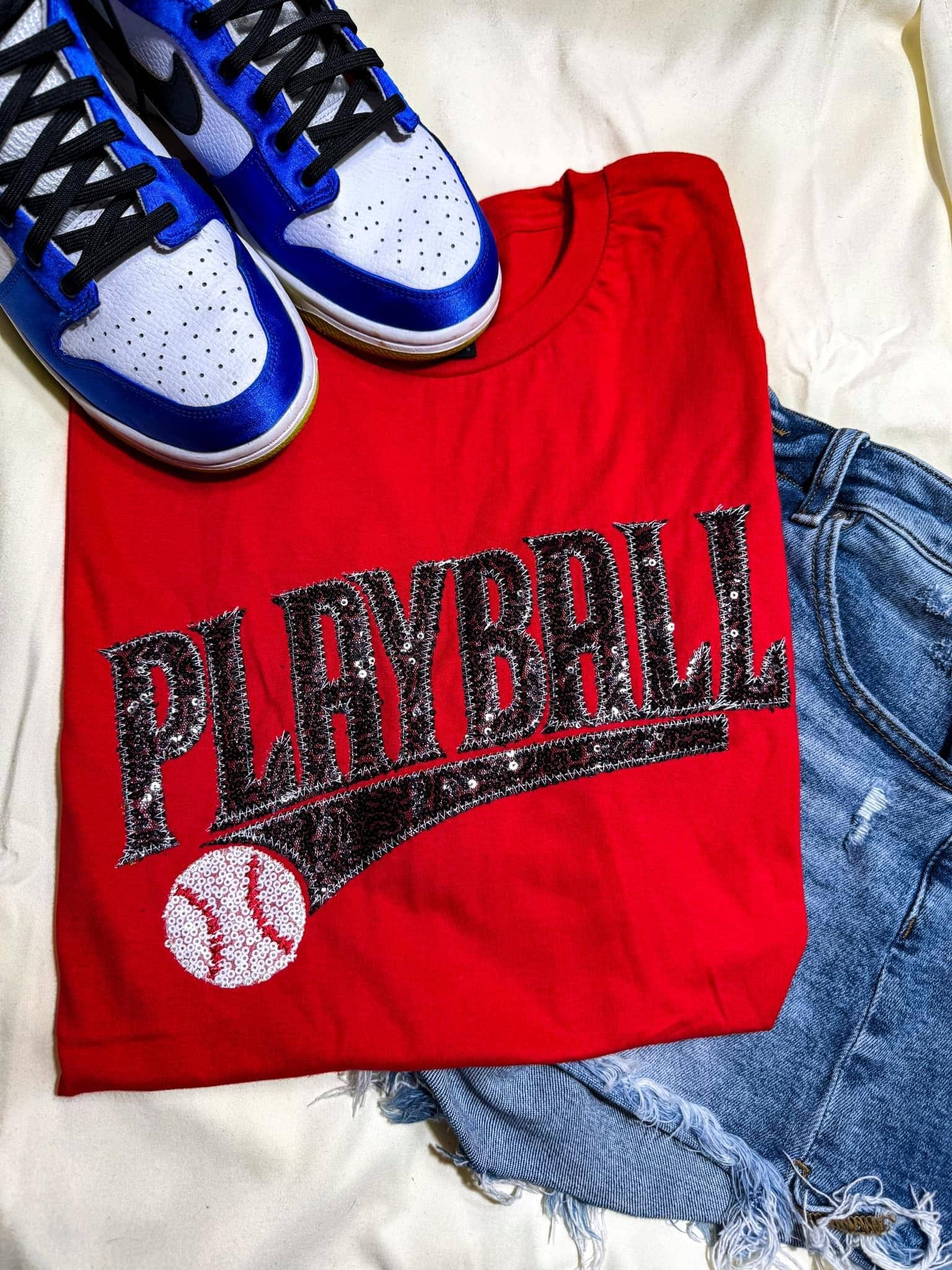 Play Ball Baseball Short Sleeve