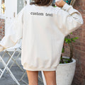 Adding 1 Line of  Embroidered Text On Back of Sweatshirt