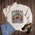 Thanksgiving Turkey and Touchdowns Sweatshirt