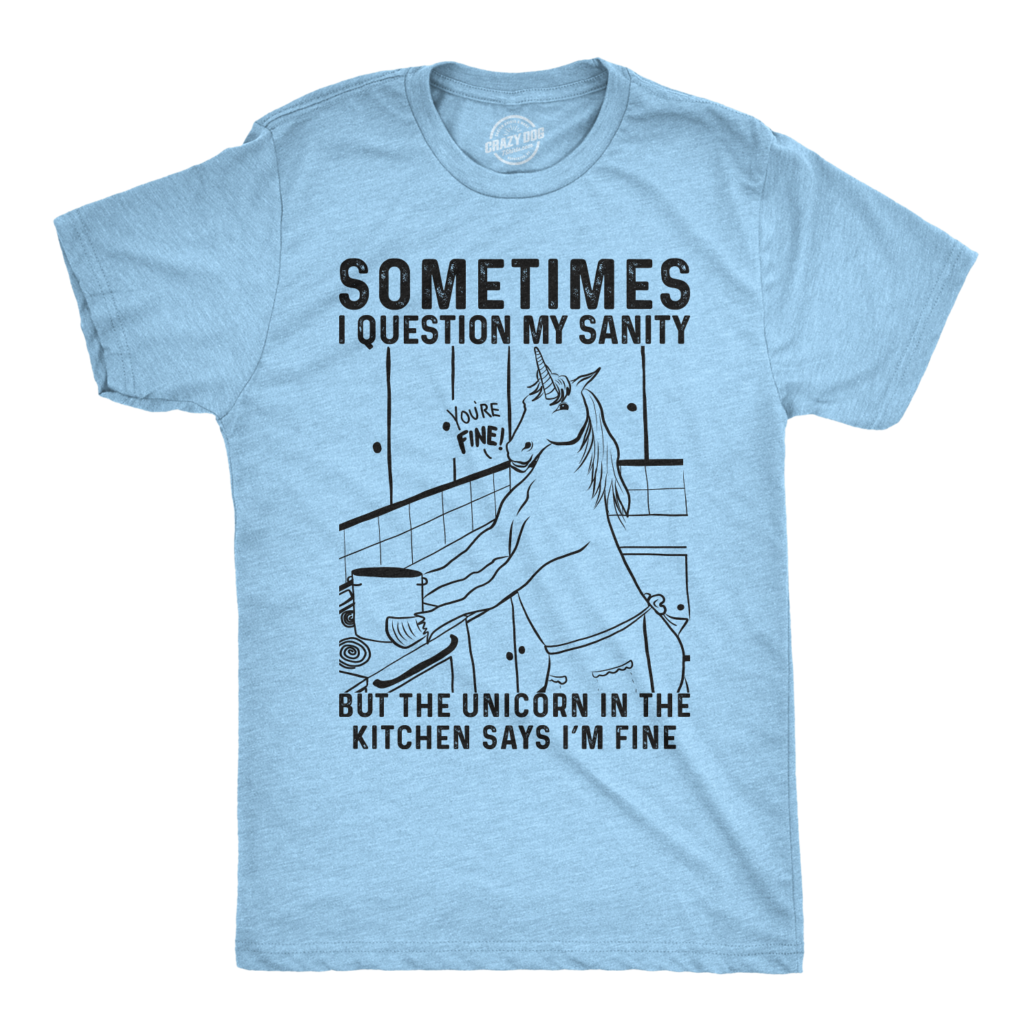 Sometimes I Question My Sanity Men's T Shirt