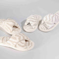 Luxury Soft Crossover Zebra Pattern Slipper