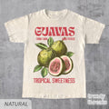 Vintage Guavas Label Exotic Fruit Lover Tee