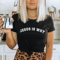 Jesus Is Why Women's Christian Graphic T-Shirt