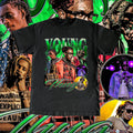 Vintage Young Thug Shirt  Retro Design Rapper Gift