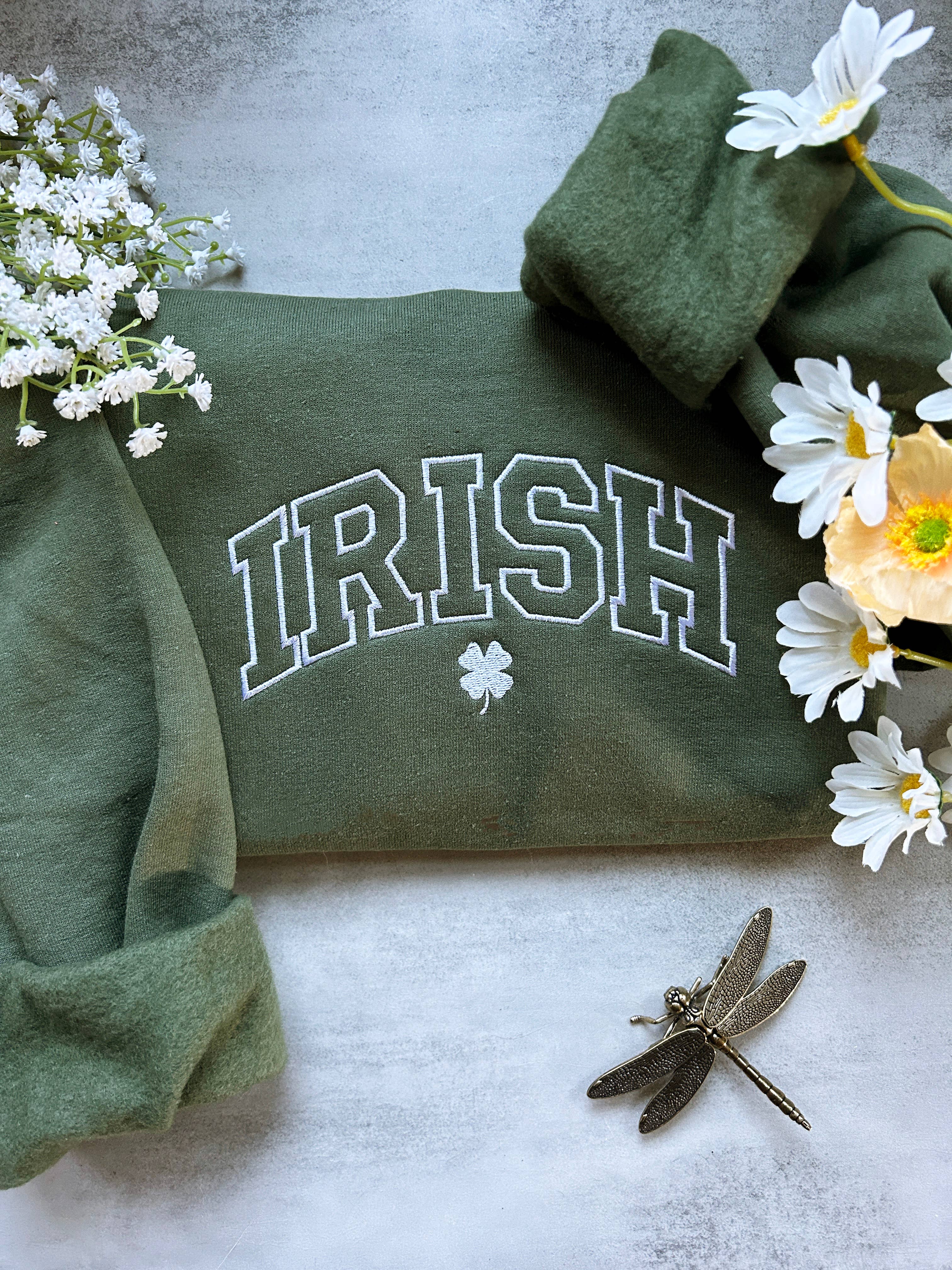 Embroidered Irish St. Patrick's Day Sweatshirt