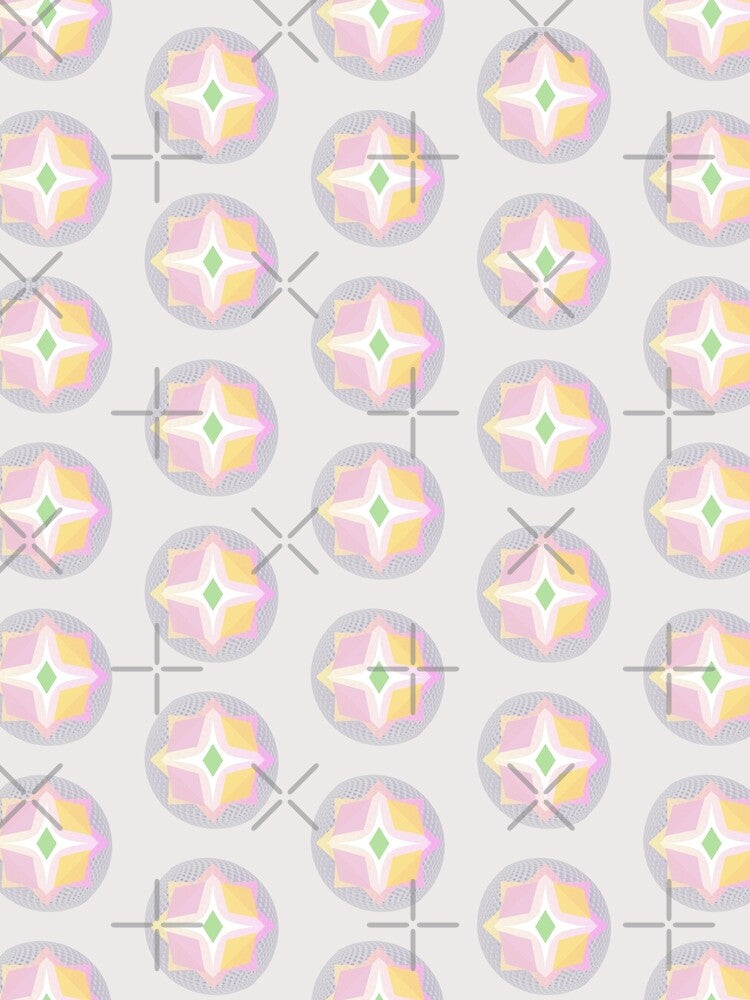 3D Polka Pink and Grey by Art Shimmers