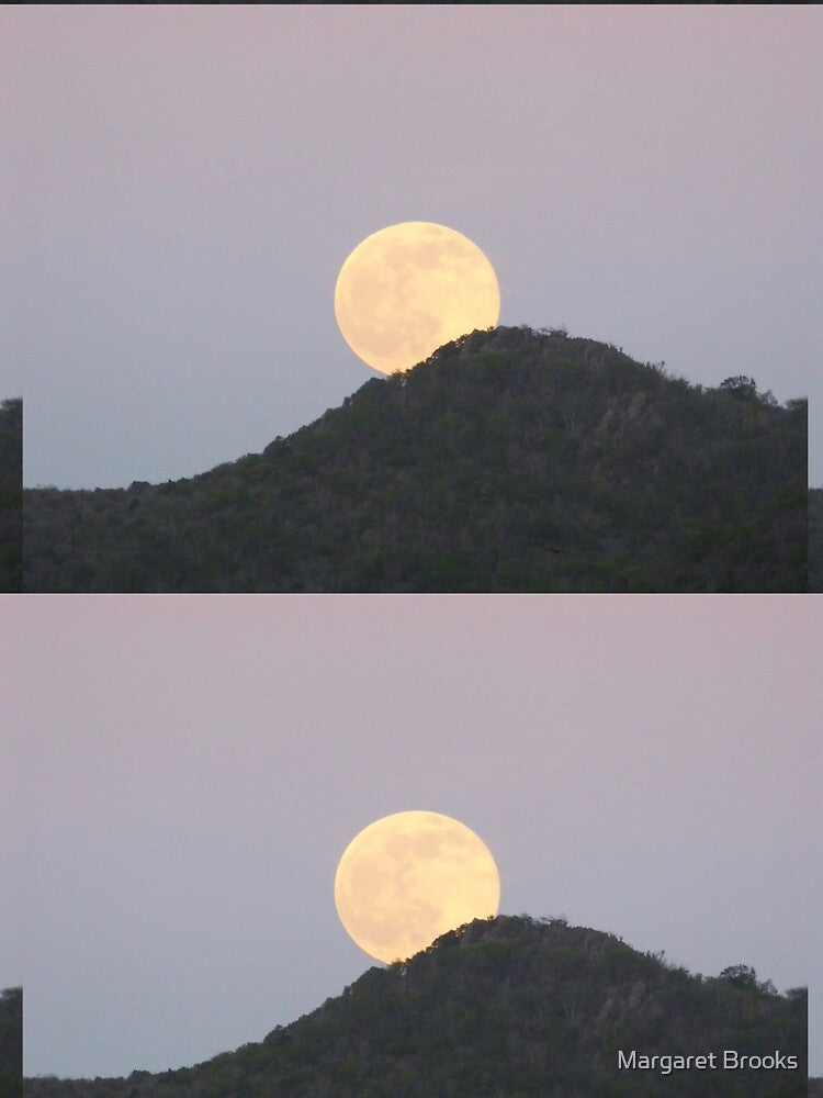July Full Moon Rising by Art by Margaret