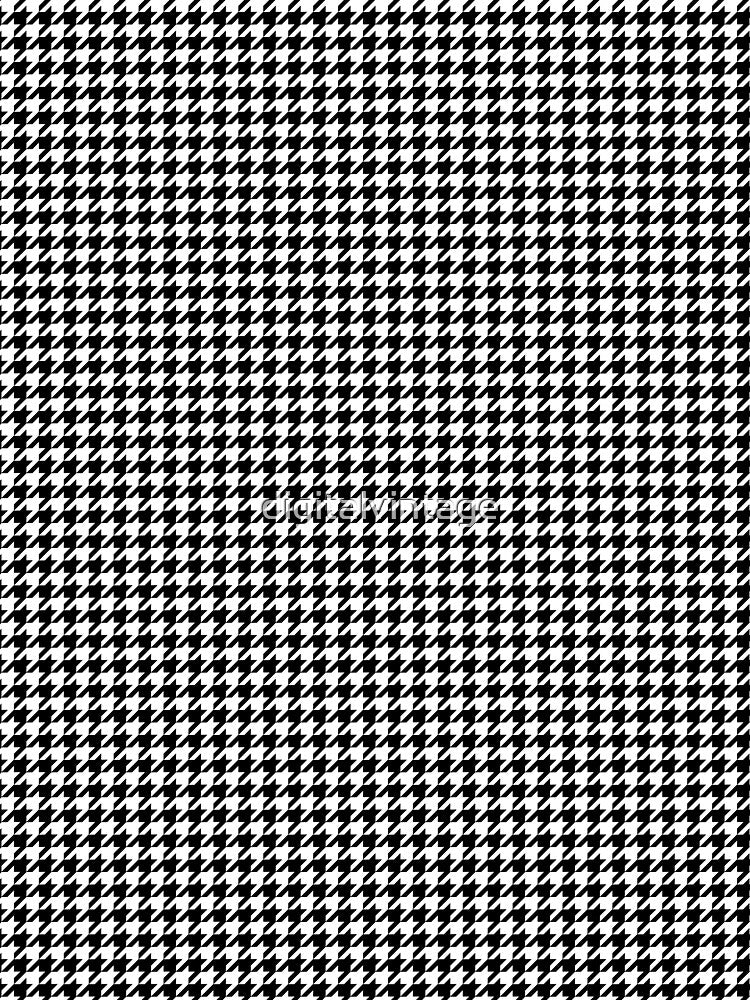 Houndstooth Pattern Sportsteams University Color Scheme by digitalvintage