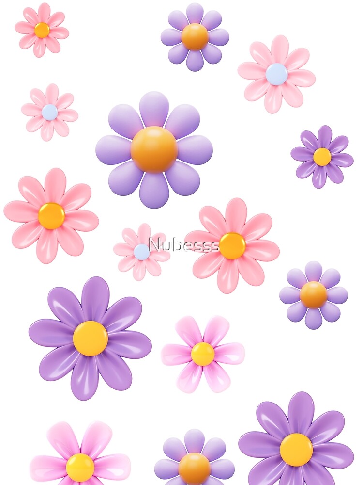 Colorful flowers by Nubesss