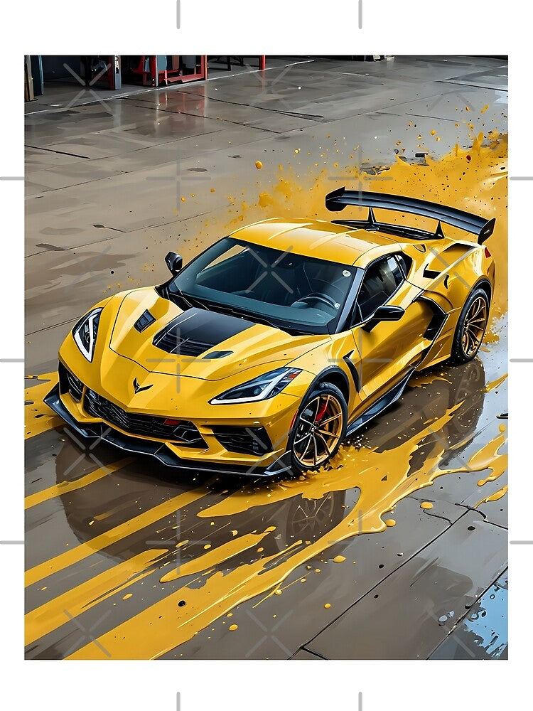 Corvette, sports car, hyper car, by Dan9010 Unisex