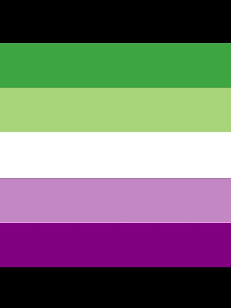 AceAro Purple-Green Asexual Aromantic Pride Flag Queer LGBT+ by VincentsPlace