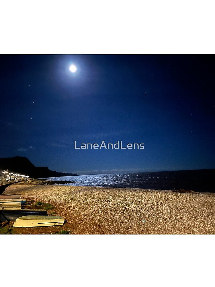 Full moon beach by LaneAndLens