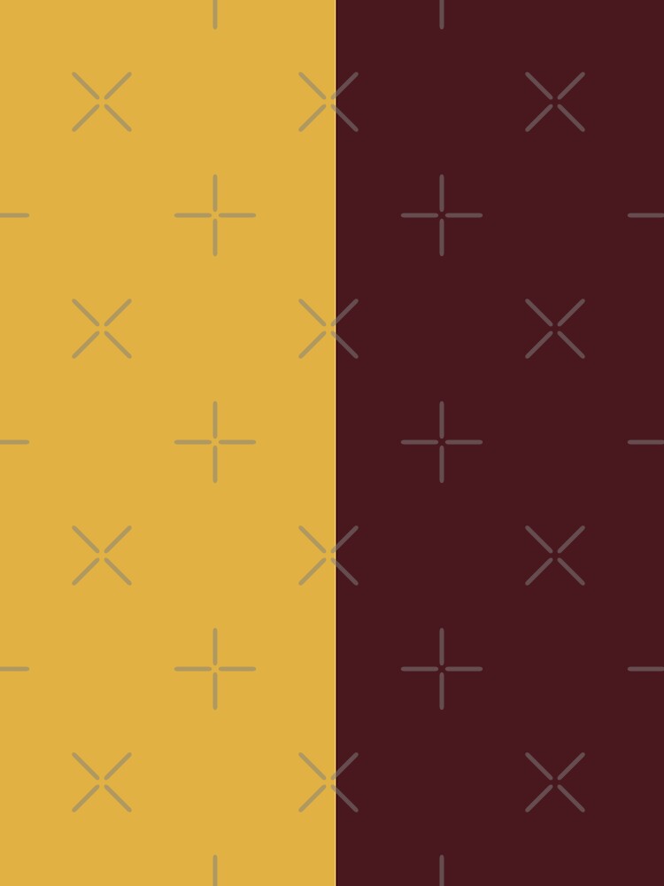 Mustard and Cocoa Brown Solid Color by PabloPatterns Unisex