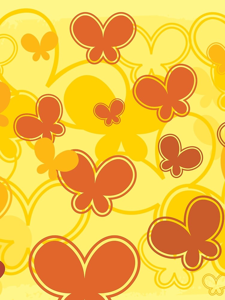 Butterscotch Butterflies Pattern by allovervintage