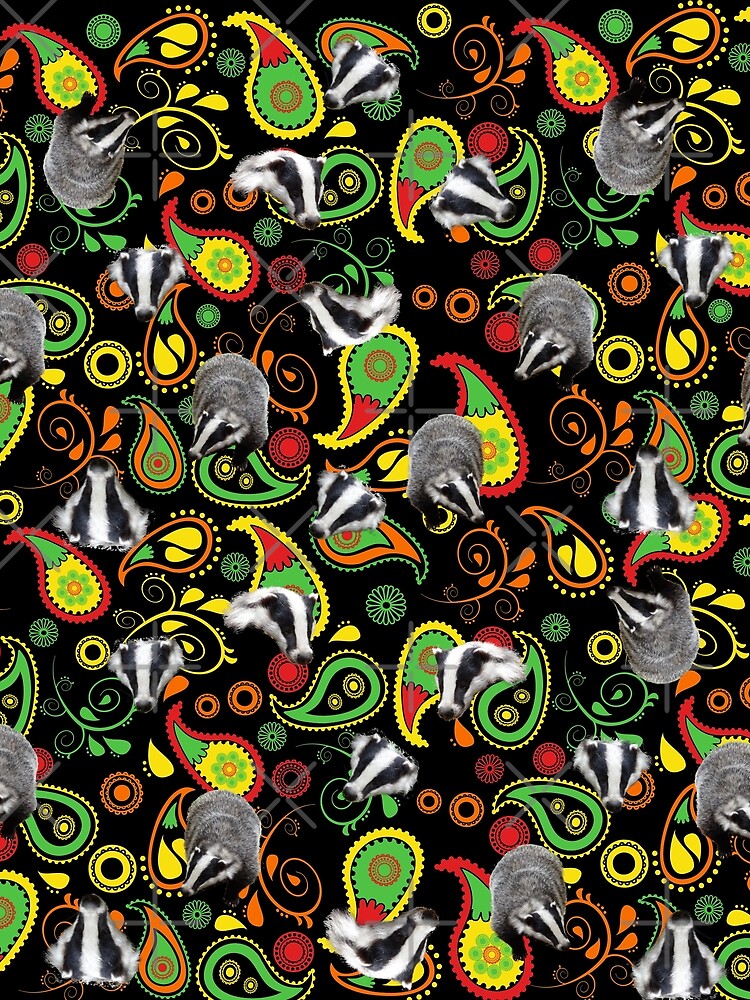 paisley badgers by B0red