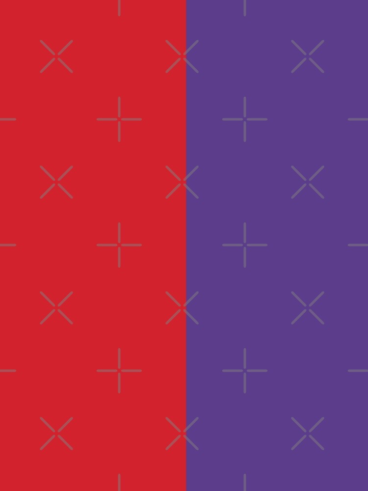 Red and Purple Solid Color by PabloPatterns Unisex