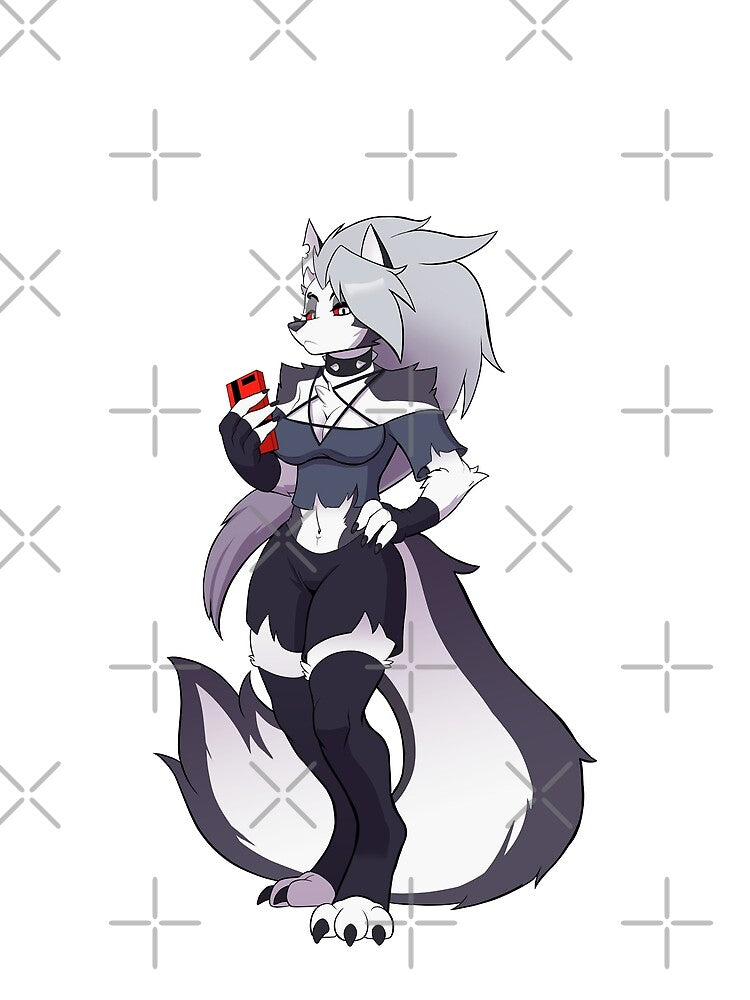 Hellhound on her phone by savageshark Unisex