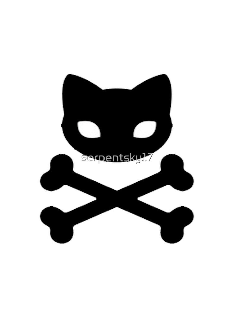 Kitty Skull and Crossbones by SerpentSkyArts