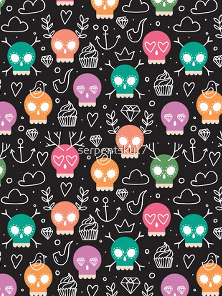Skull and Crossbones Pattern by SerpentSkyArts
