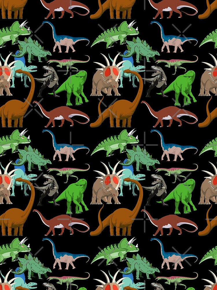 Dinosaur Pattern Design. Aop by PatternTitan