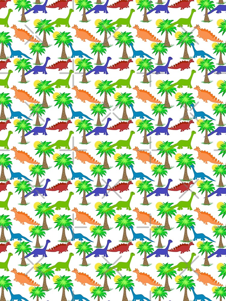 All over Dinosaur and Palm Tree Pattern by MMPlastic