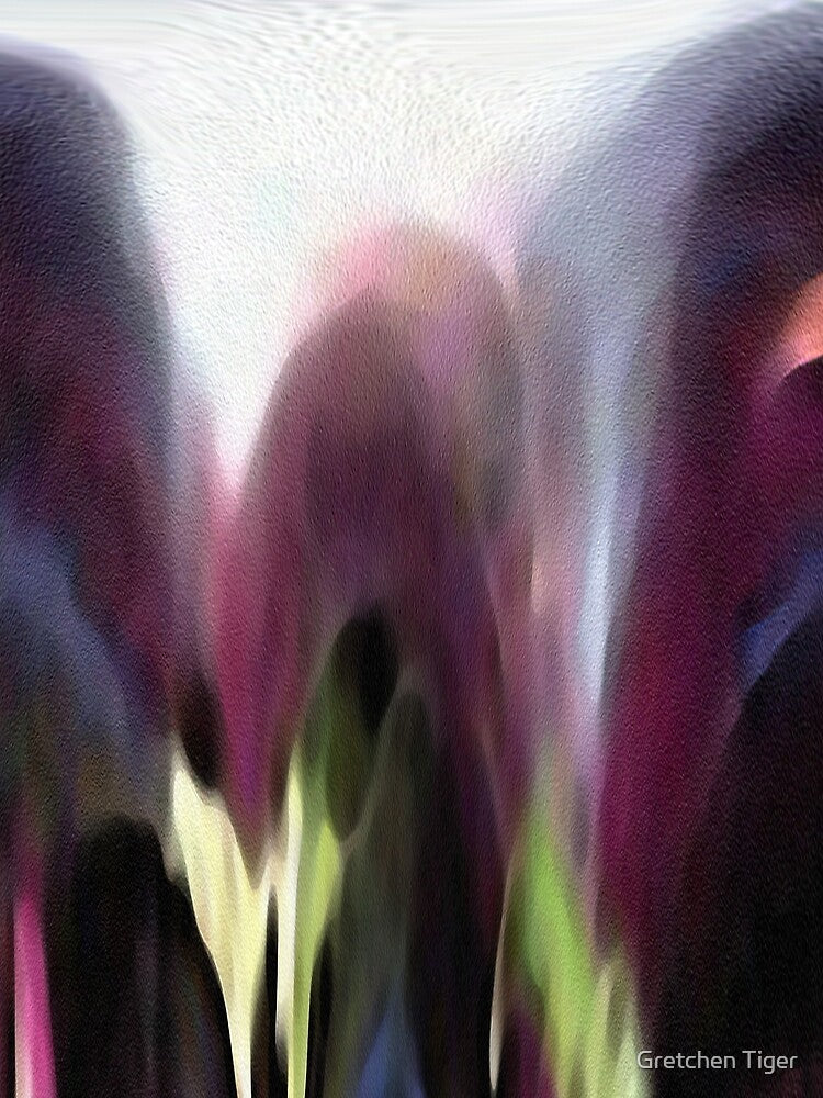 Abstract - Eggplant by Gretchen Tiger