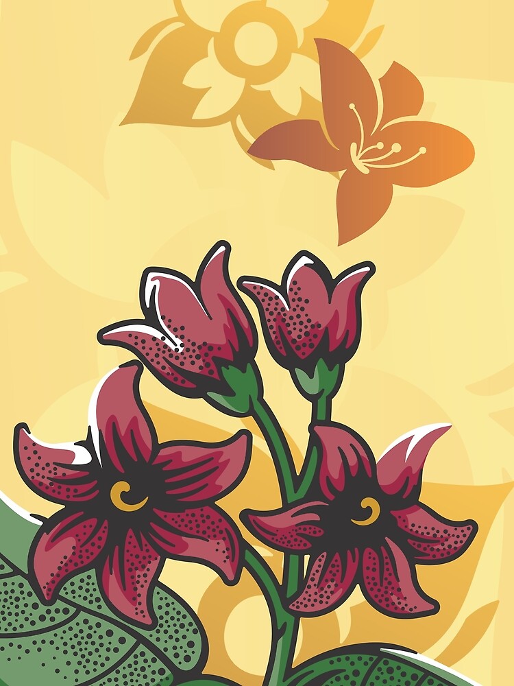 Tropical Floral Design by allovervintage