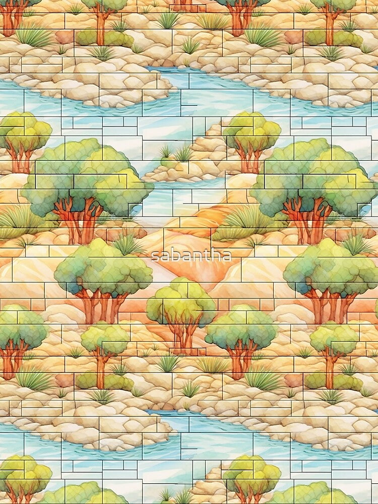 Cithorya - Tiled landscape (4/8) by sabantha