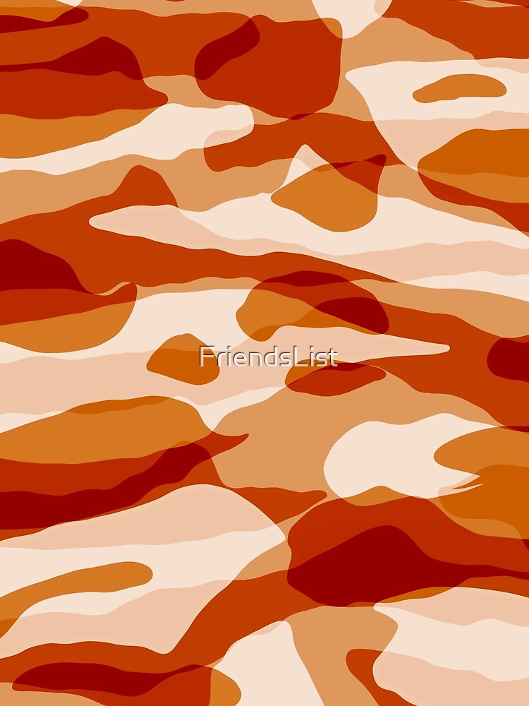 Rust Beige Camouflage by FriendsList