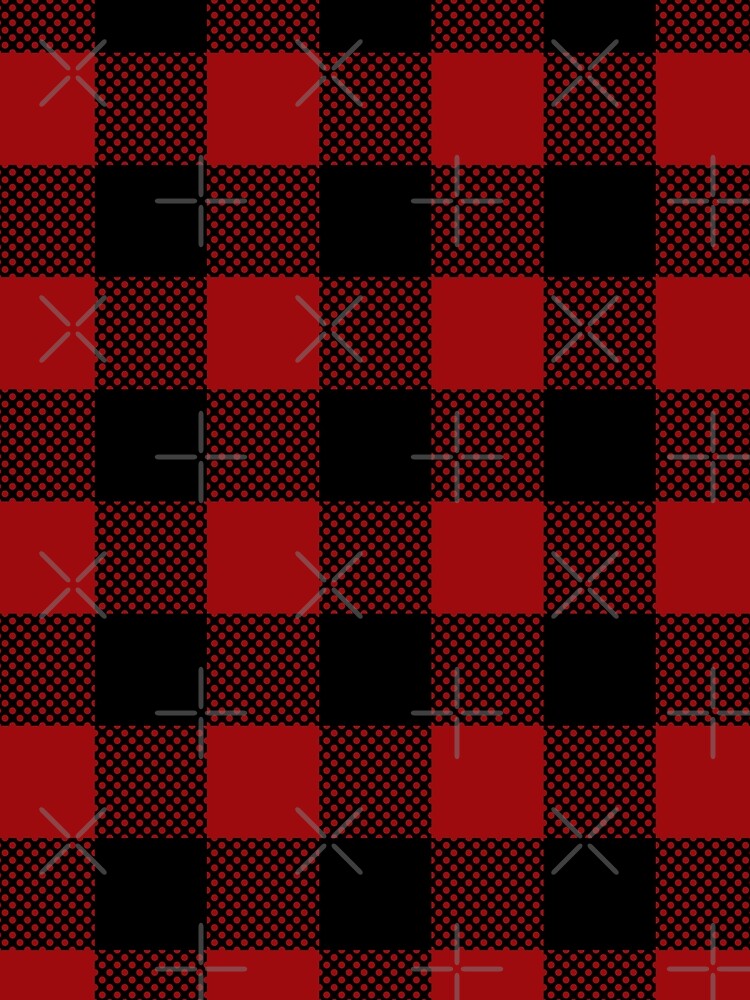Red & Black Plaid Seamless Pattern by fotollissimo