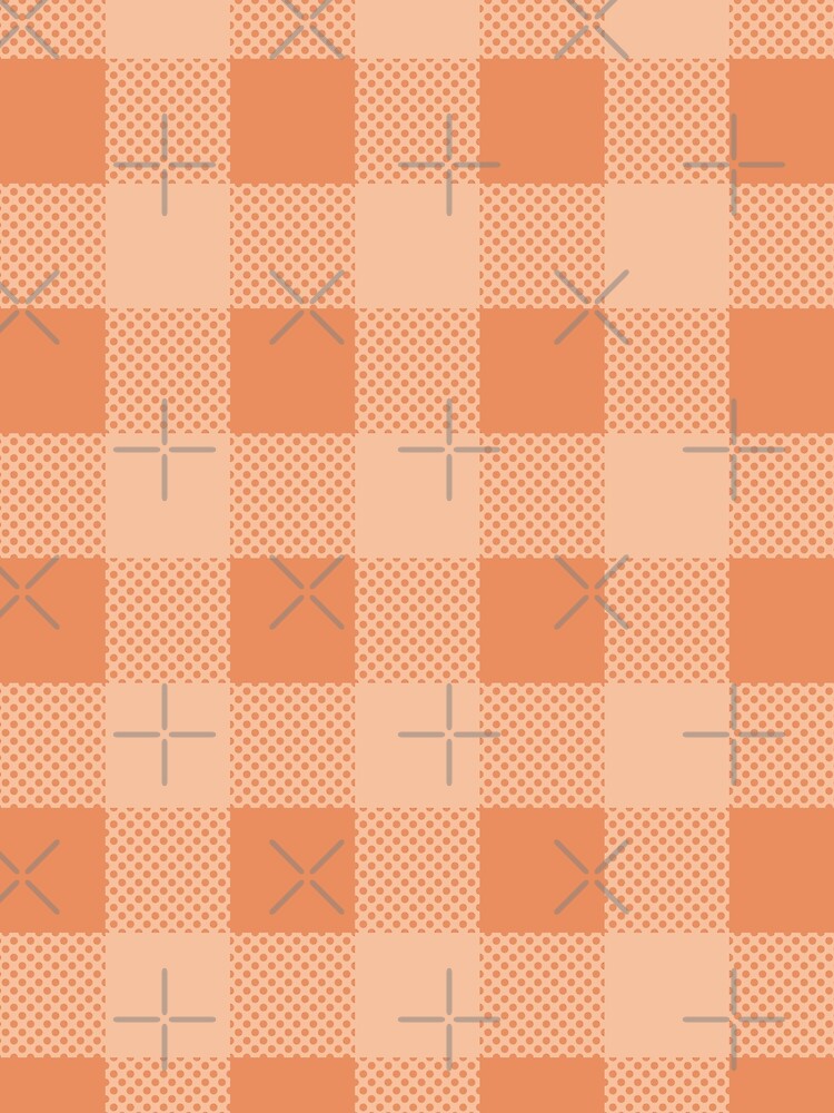 Orange Plaid Seamless Pattern by fotollissimo