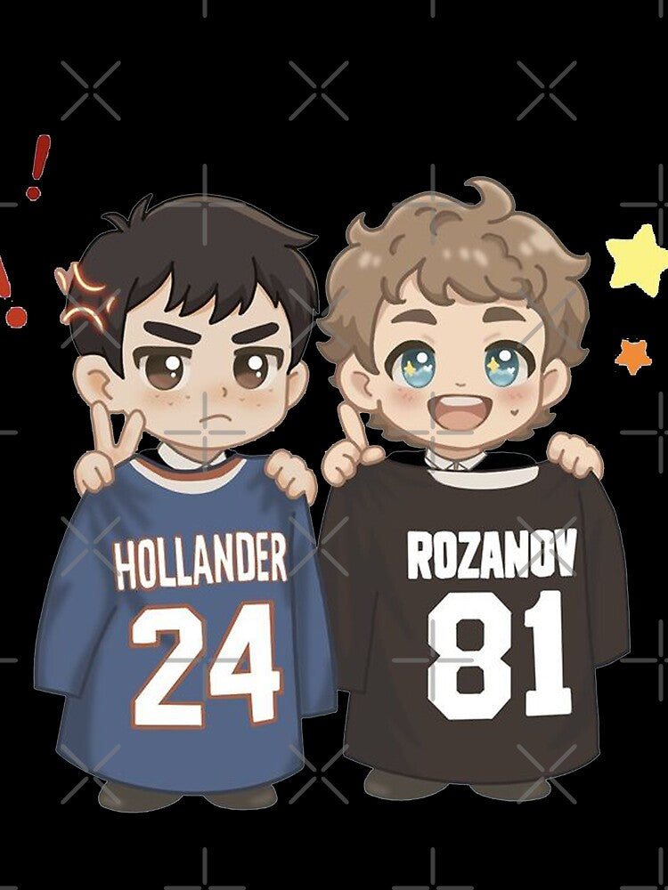 Shane Hollander 24 Ilya Rozanov 81 Pride Hockey - Heated Rivalry by oldpussboss