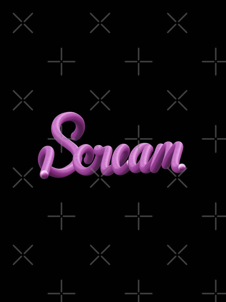 Scream liquid 3D font,scream Halloween 3D font,scream purple  font by neng0026