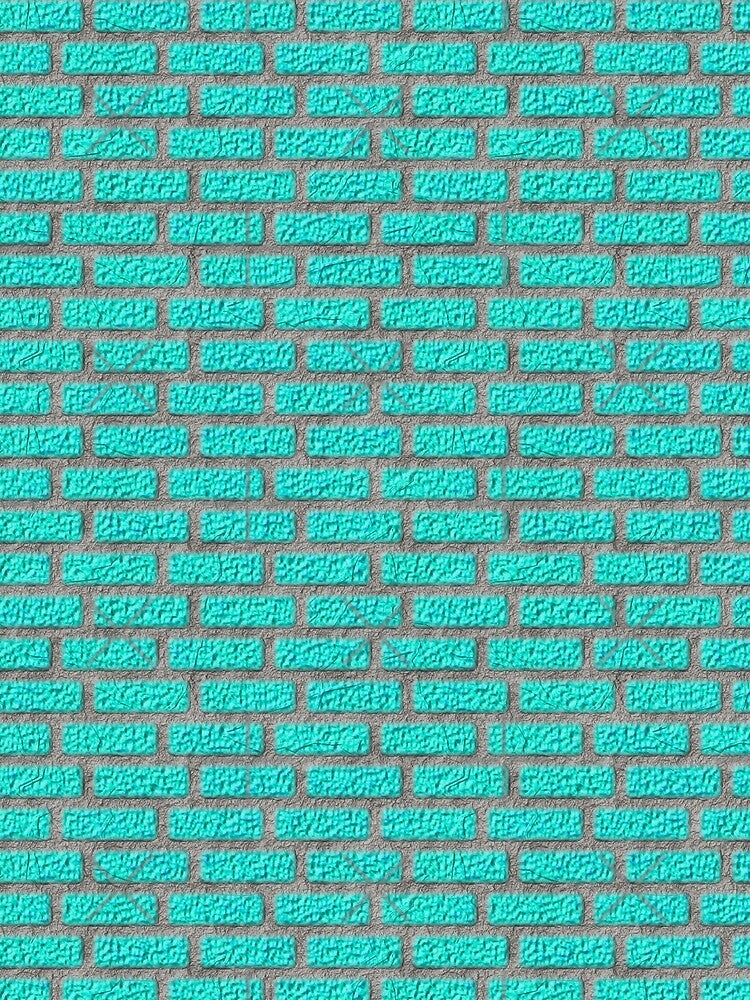 3D Cyan Brick Texture by TheRulerofEarth
