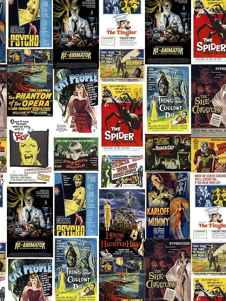 Classic Horror Movie Collage by imakemovies
