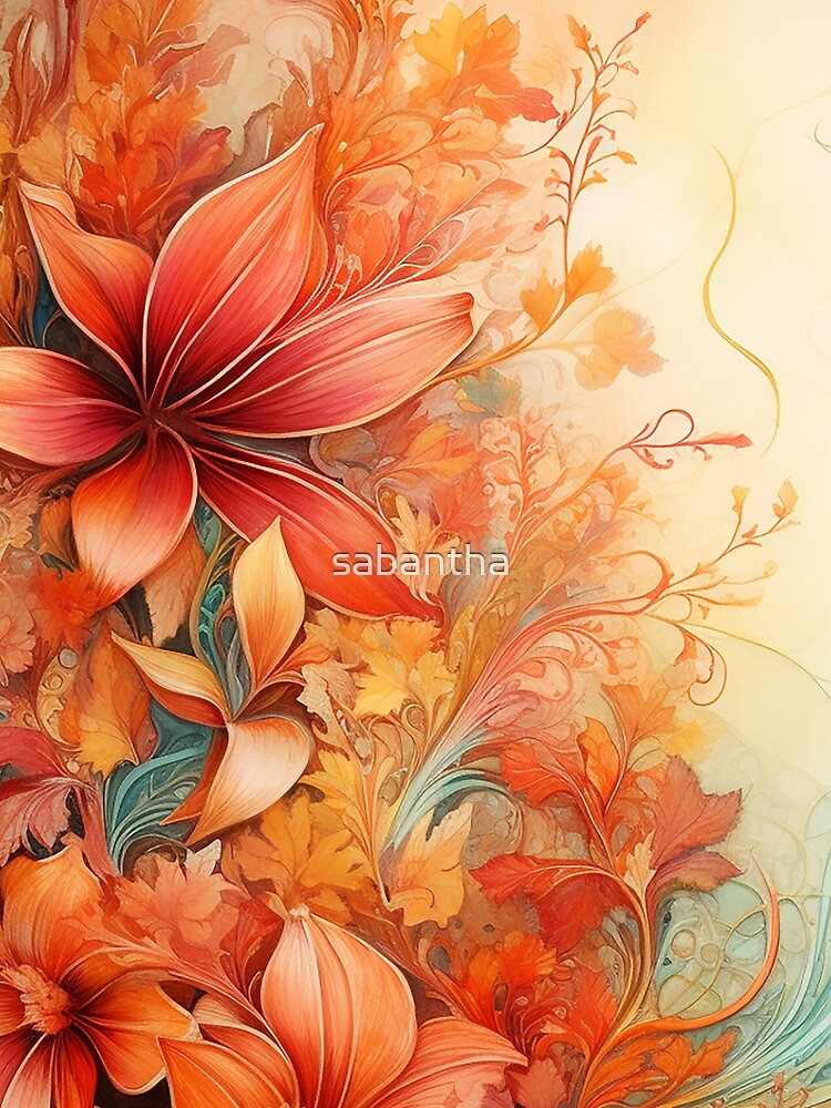 Vythalia - Fascinating intertwined flowers (1/4) by sabantha