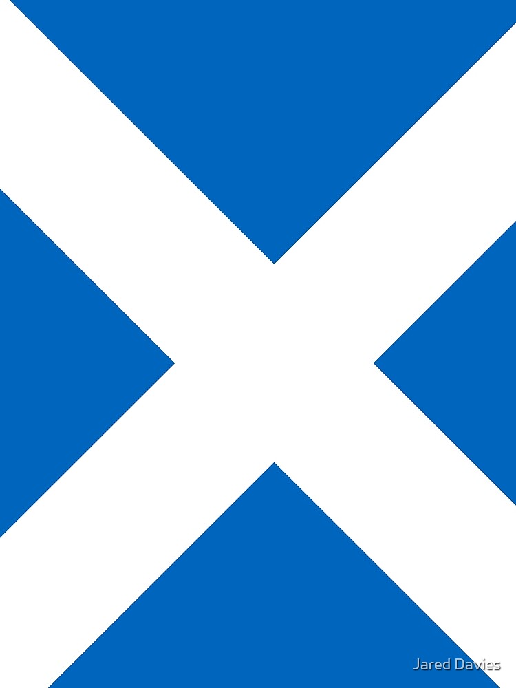 Scotland: Scottish Flag (Saltire) by Jared Davies Unisex