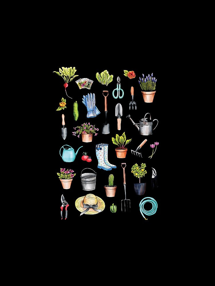 Gardening Tools Pattern by hislnavi66