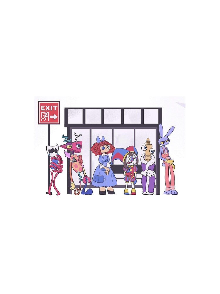 Busstop digital circus by Red-Rika Unisex