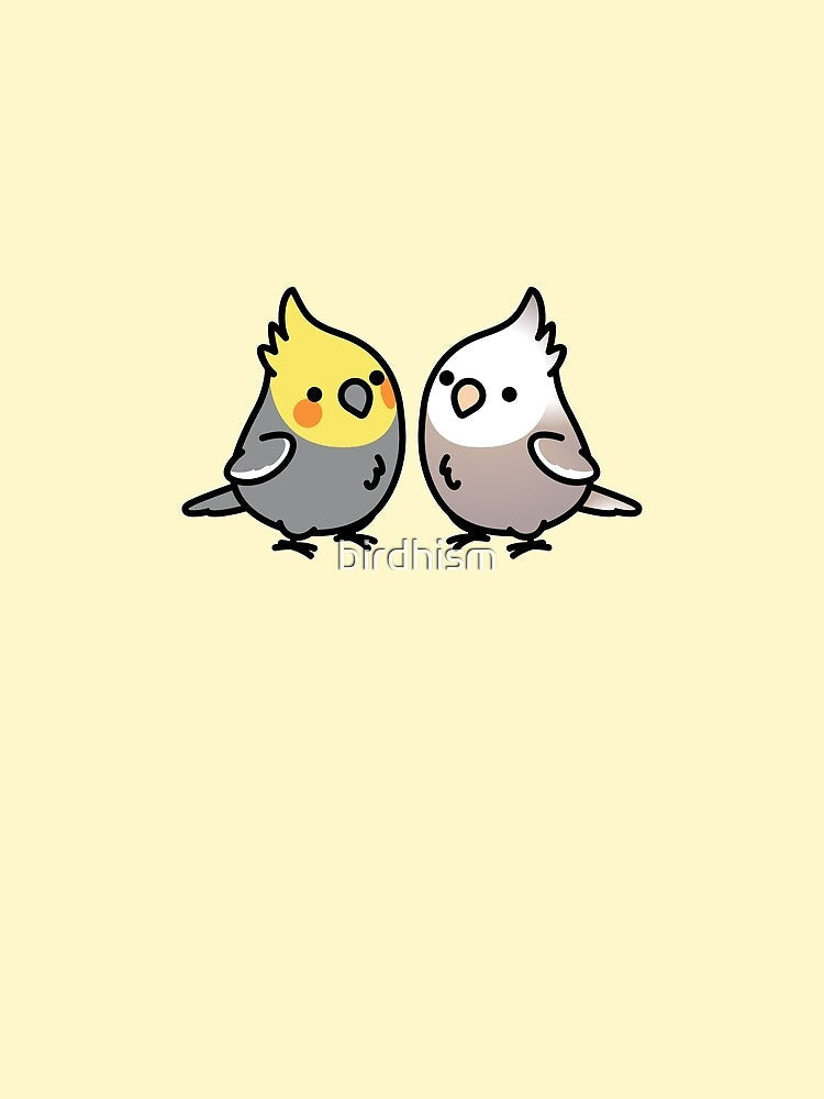 Custom Cockatiel Pair by birdhism Unisex