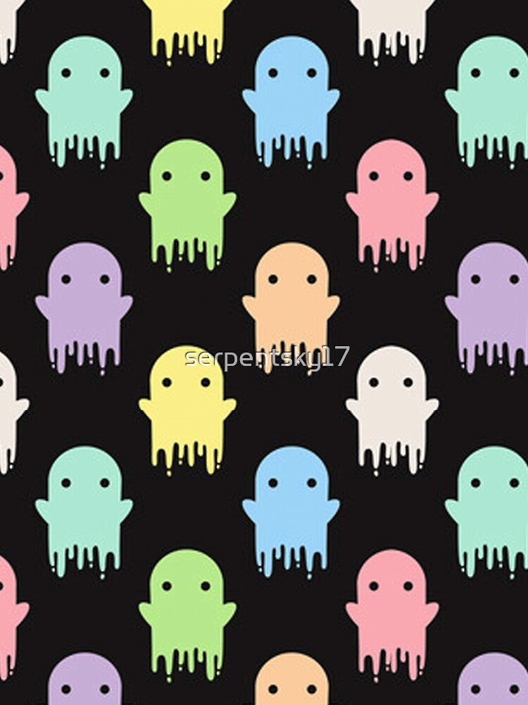 Kawaii Halloween Ghosties by SerpentSkyArts