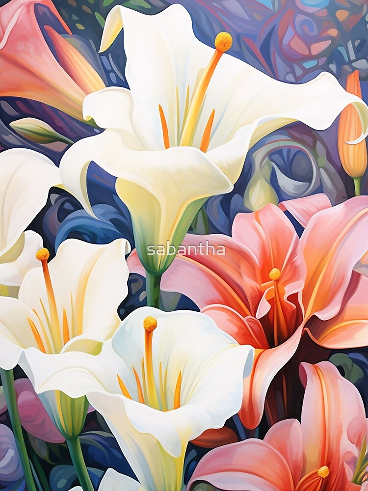 Lilenda - Bouquet of lilies (4/4) by sabantha