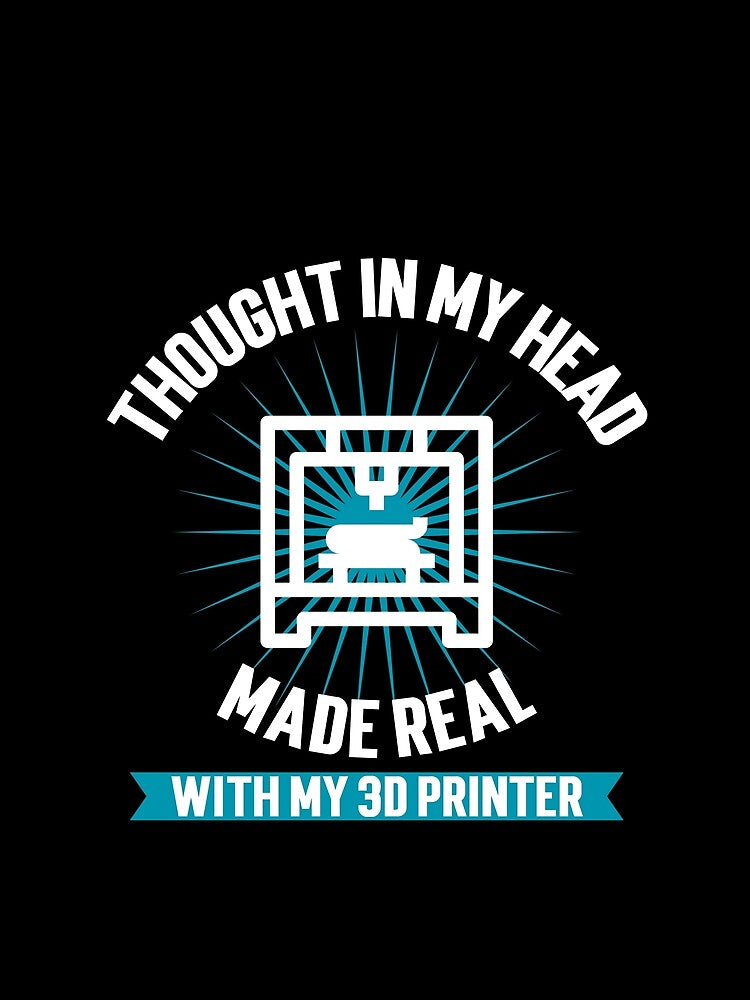 Thought In My Head Made Real With My 3D Printer by Printint