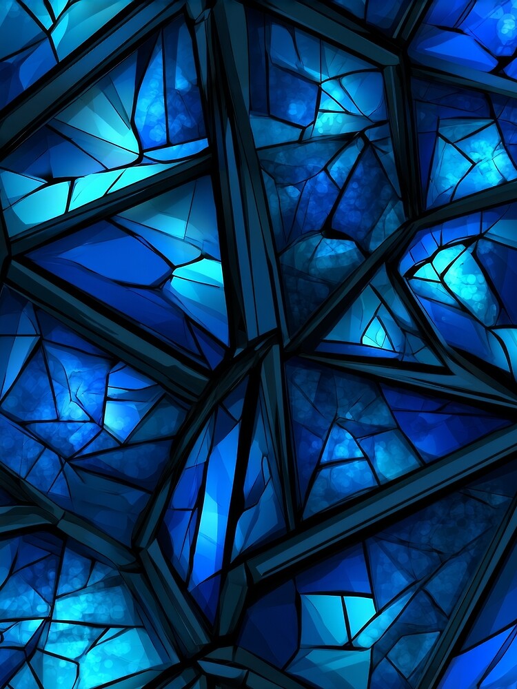Sapphire Stained Glass by FrostyFrisby Unisex