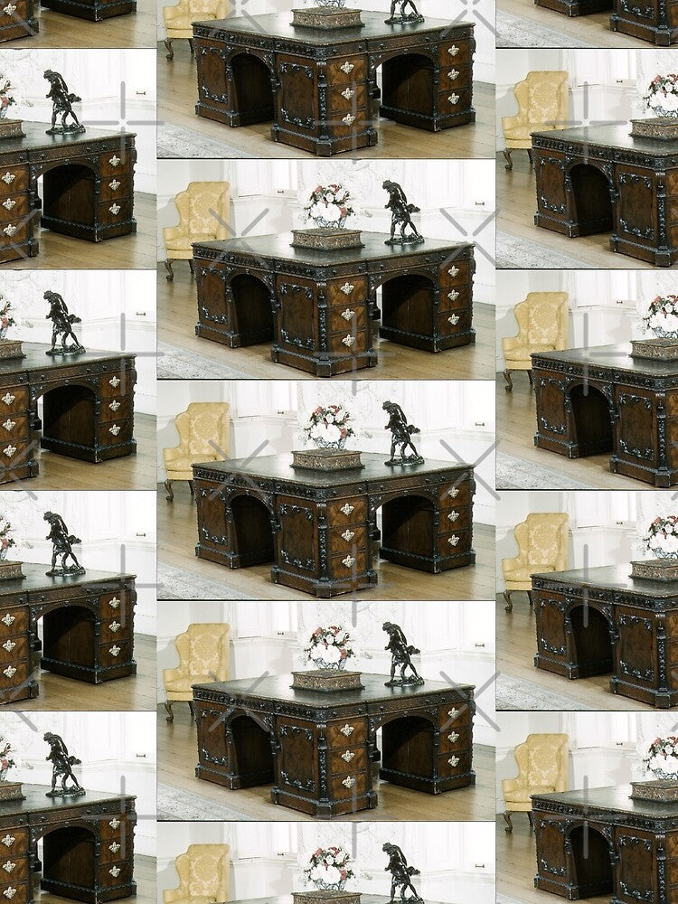 Library Table William Vile - Vintage library bookself by BestUncommonTee
