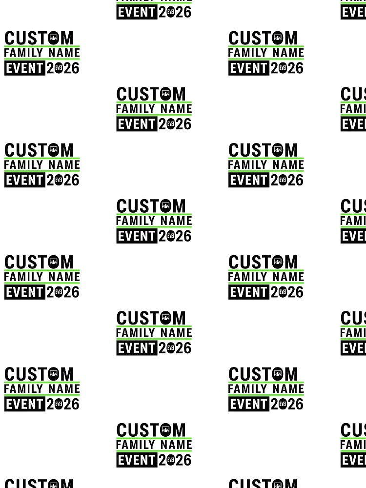 Custom Family Name T-Shirt - Personalized Event 2026 Matching Tee with Logo Icon by mo-carnival