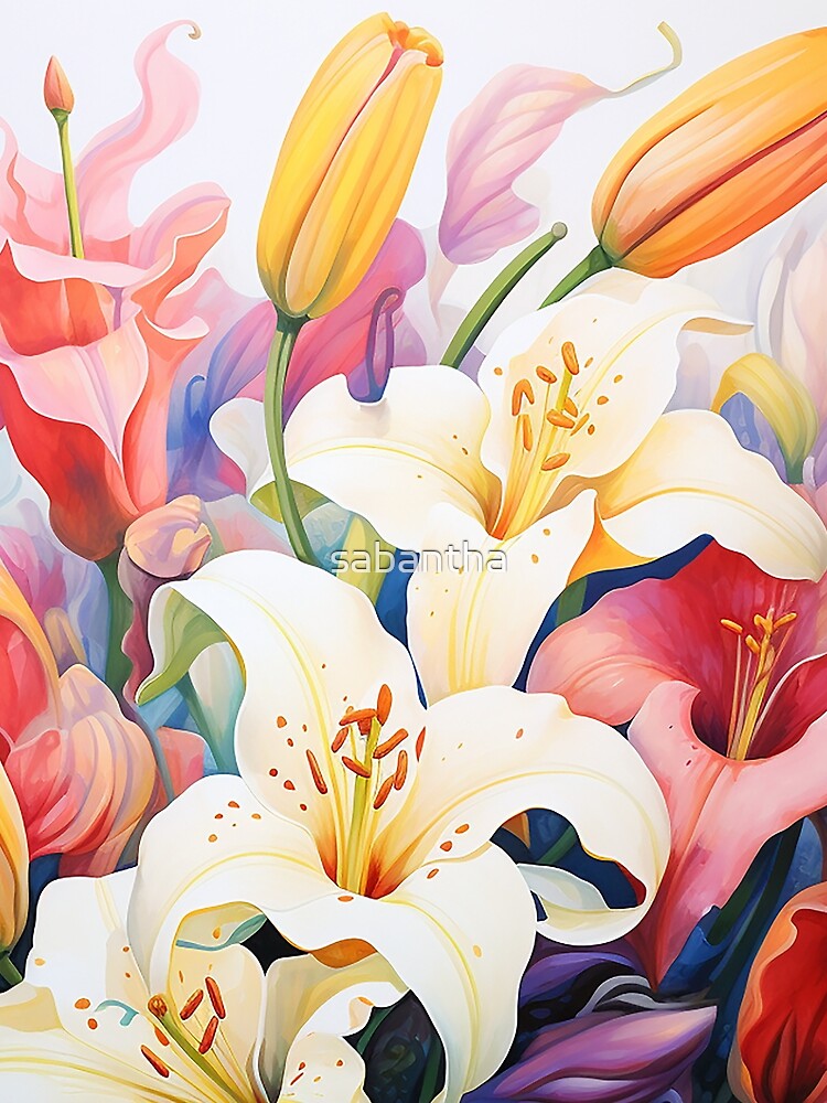 Lilenda - Bouquet of lilies (3/4) by sabantha