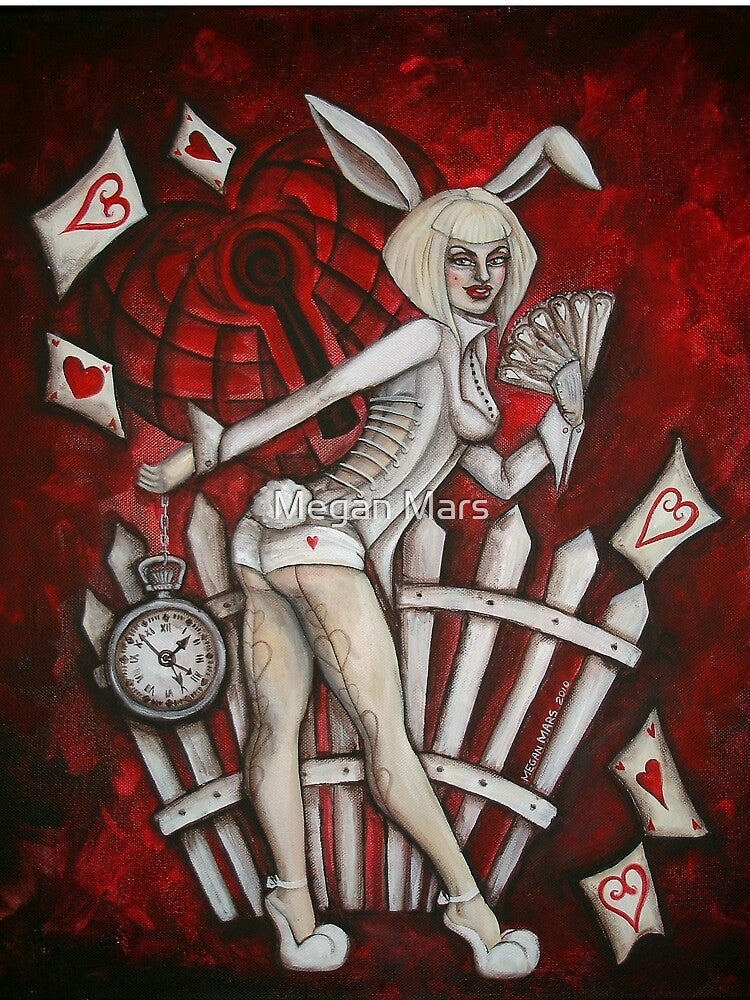 White Rabbit by Megan Mars Unisex