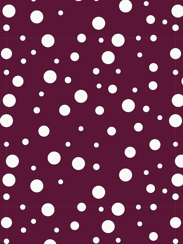 Maroon Polka Dots by aashna42 Unisex